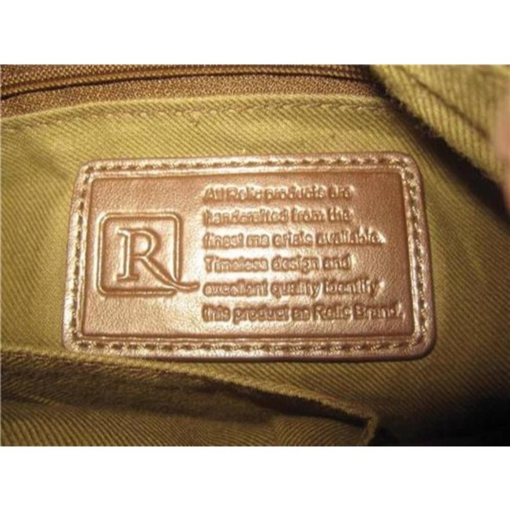 *Relic Metallic Pewter Boho Patchwork Satchel - image 4